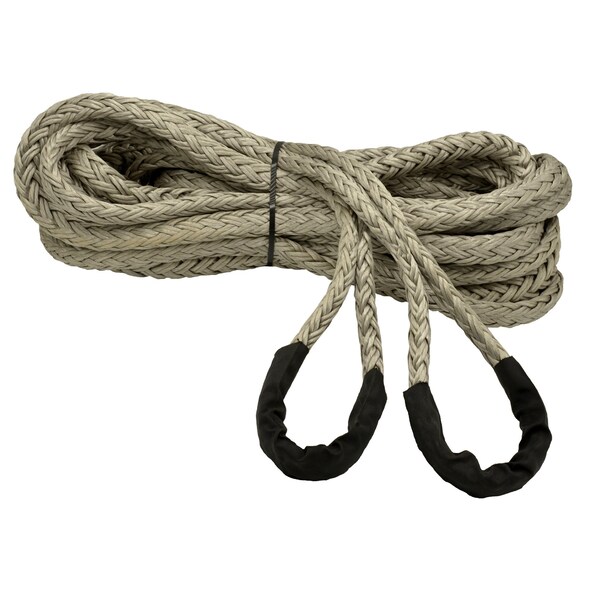 Tow Rope Break Strength 86,000lbs 28,600 WLL, Double 9/16" x 30'